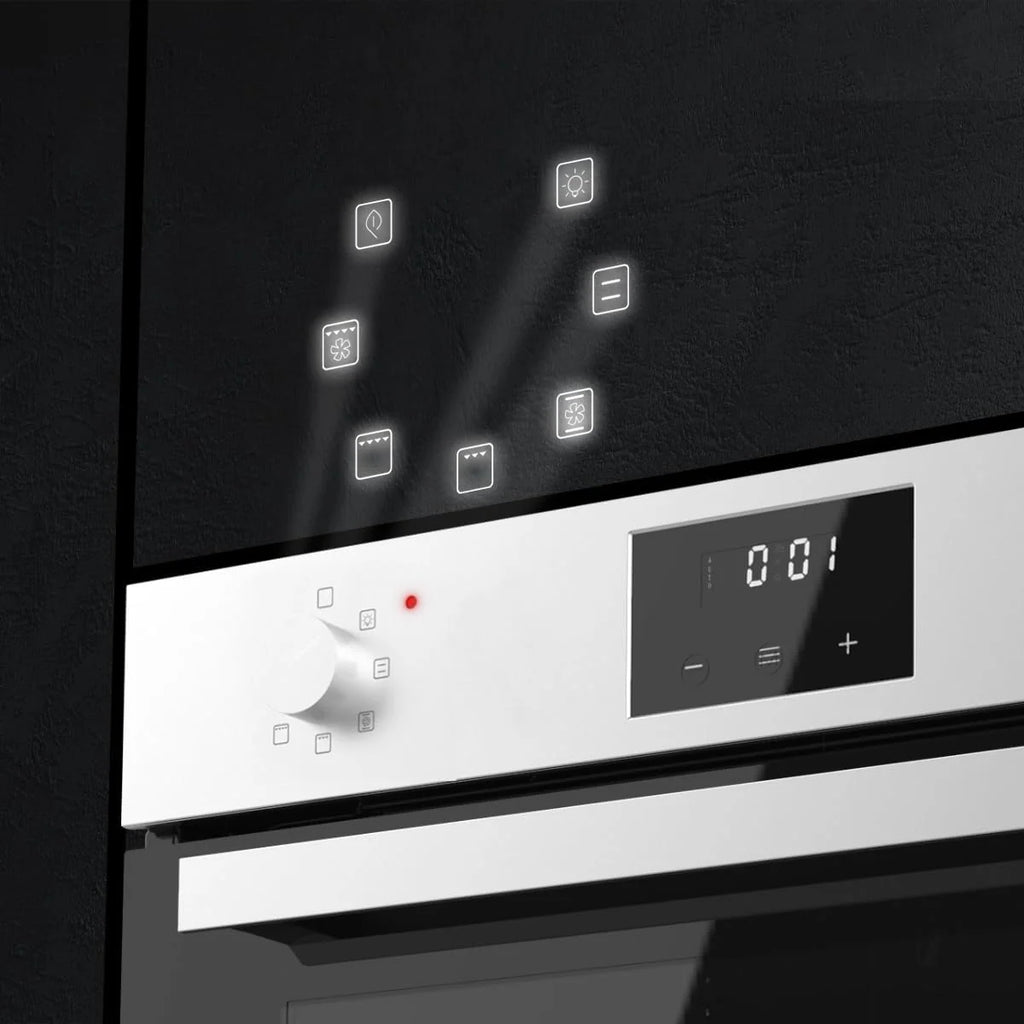 Piekarnik do zabudowy Cecotec Horno Integrable Multifunción 70L Bolero Hexa M226001 Line A. 2800W, 7 funkcji, wyświetlacz, Steam Base XXL, Steam Assist, Steam EasyClean, wentylator chłodzący, tryb Eco, tryb konwekcji, tryb grill
