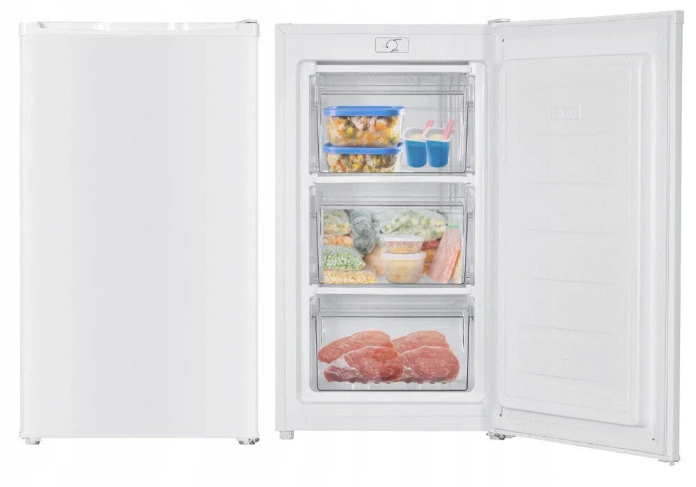 SMALL FREEZER DRAWER 60L 3 DRAWERS ROOMY WHITE