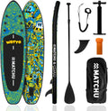 MATCHU - Nadmuchiwana Deska SUP - Paddleboard - Edycja Limitowana - Z Certyfikatem - Kompletny Zestaw - 320x81x15 CM - Ładowność 150 KG - Kolekcja Artystyczna
