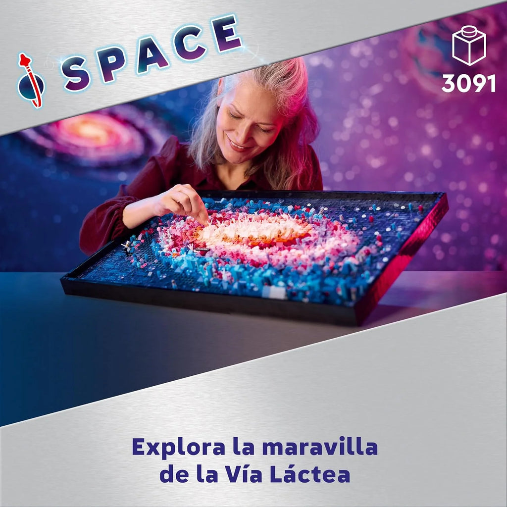 Art Galaxia Droga Mleczna Sztuka Ścienna i Dekoracja Ścienna do Salonu i Domu, Kreatywny Prezent Astronomiczny dla Mężczyzn i Kobiet, Model dla Dorosłych, Plakat 3D 31212