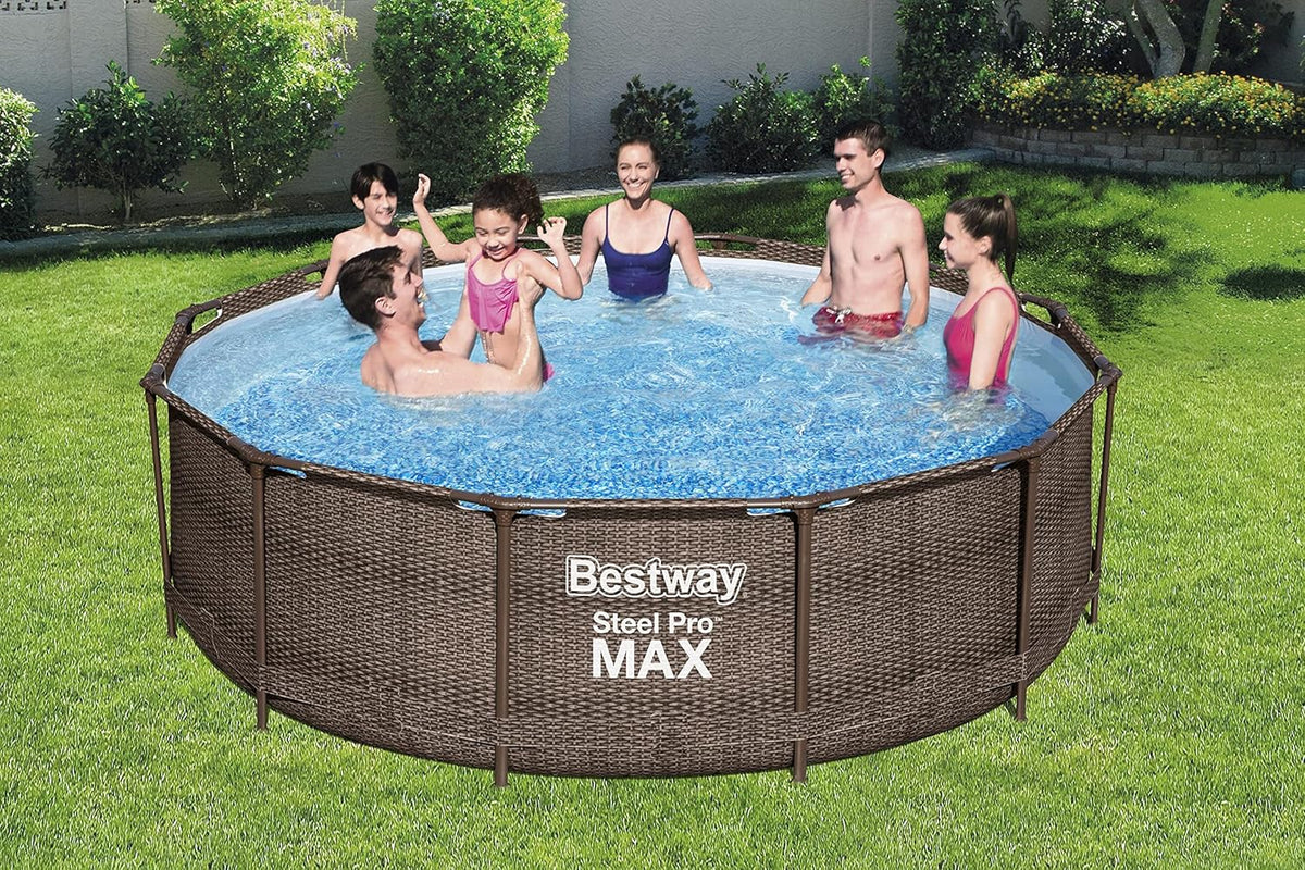 Bestway Basen Rozporowy Steel Pro Max Deluxe 366x100 cm 56709