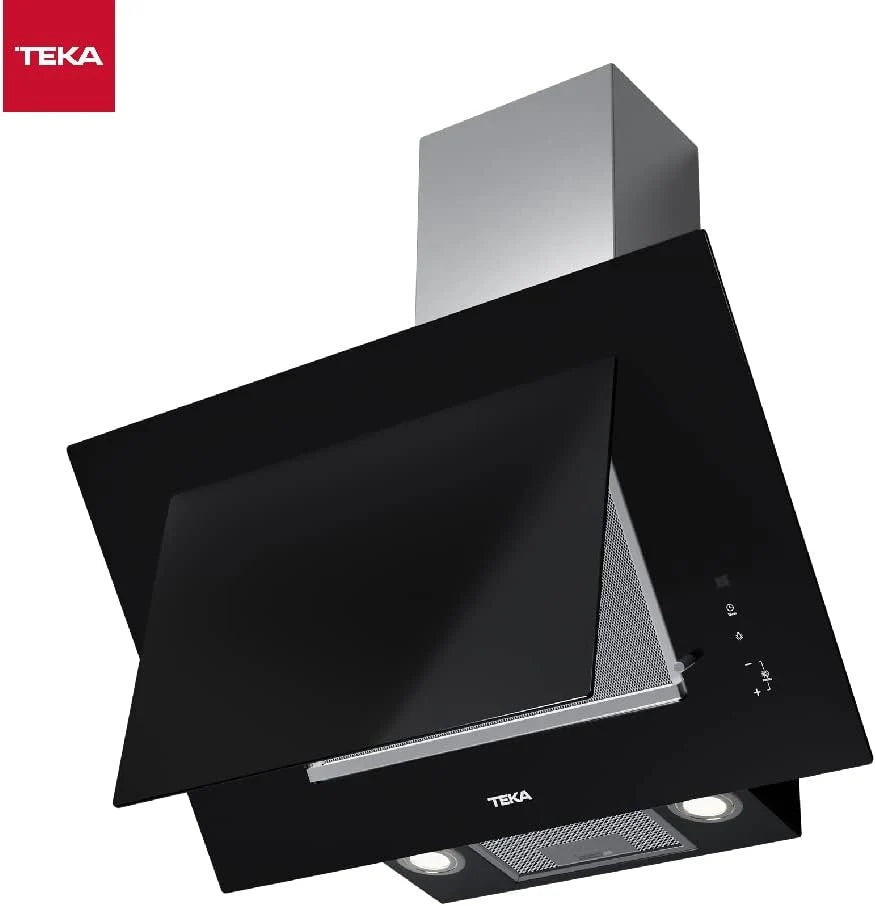 TEKA Okap Kominowy 70 cm, Podwójny Silnik EcoPower, Pochłanianie Obwodowe, 3+1 Prędkości Fresh Air Pochłanianie 98m3 Hałas 61dB 2 LED DVT 78660 TBS
