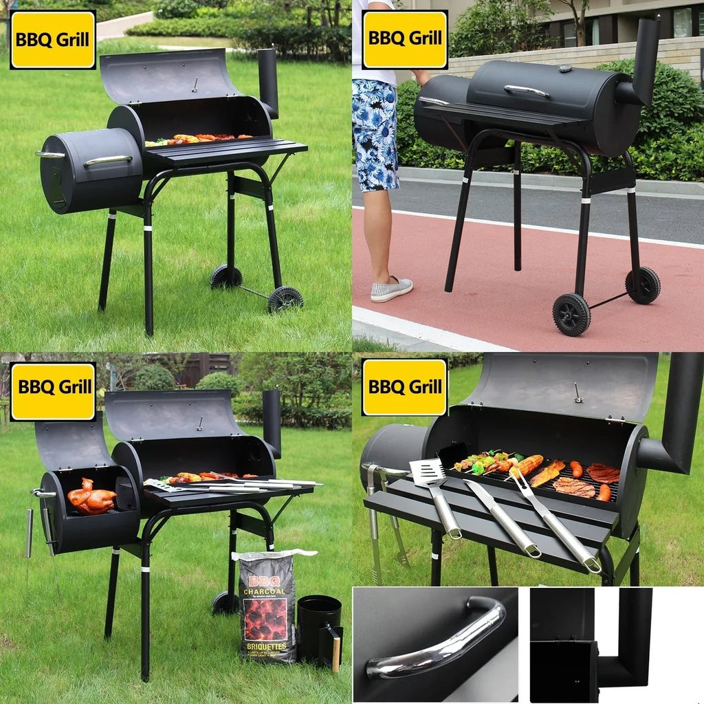 2026 Grill węglowy Vebreda do zastosowań zewnętrznych – Grill, wędzarnia i rożen do patio i ogrodu