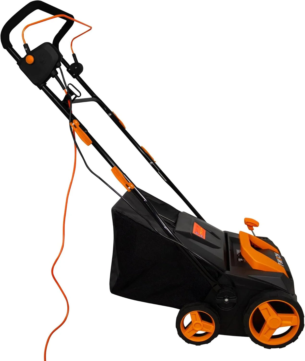 T-Mech Elektryczna Szczotka do Sztucznej Trawy, Zamiatarka, Grzebień, Dmuchawa + Worek Zbierający 50L, 12,2kg