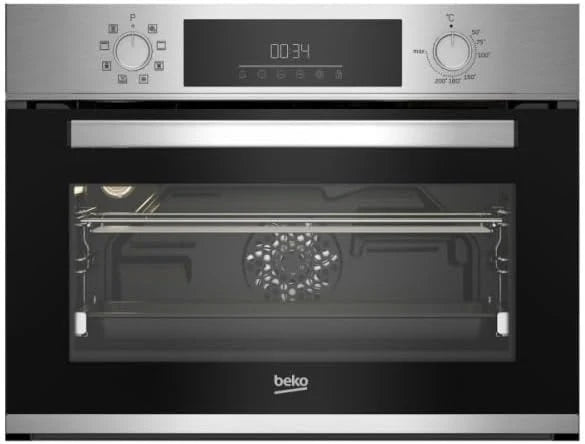 Beko BBCM12300X Piekarnik kompaktowy z technologią Aeroperfect i wentylatorem wspomagającym