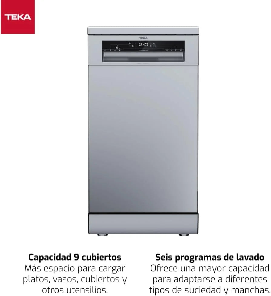TEKA Zmywarka do zabudowy 45 cm, 10 kompletów naczyń, 6 programów zmywania, IonClean, DFS 24650