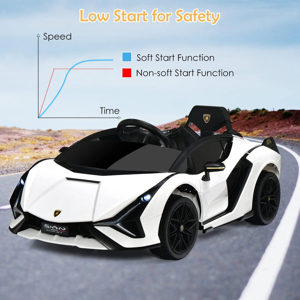 Lamborghini Licencjonowane Elektryczne z Zawieszeniem i Bluetooth