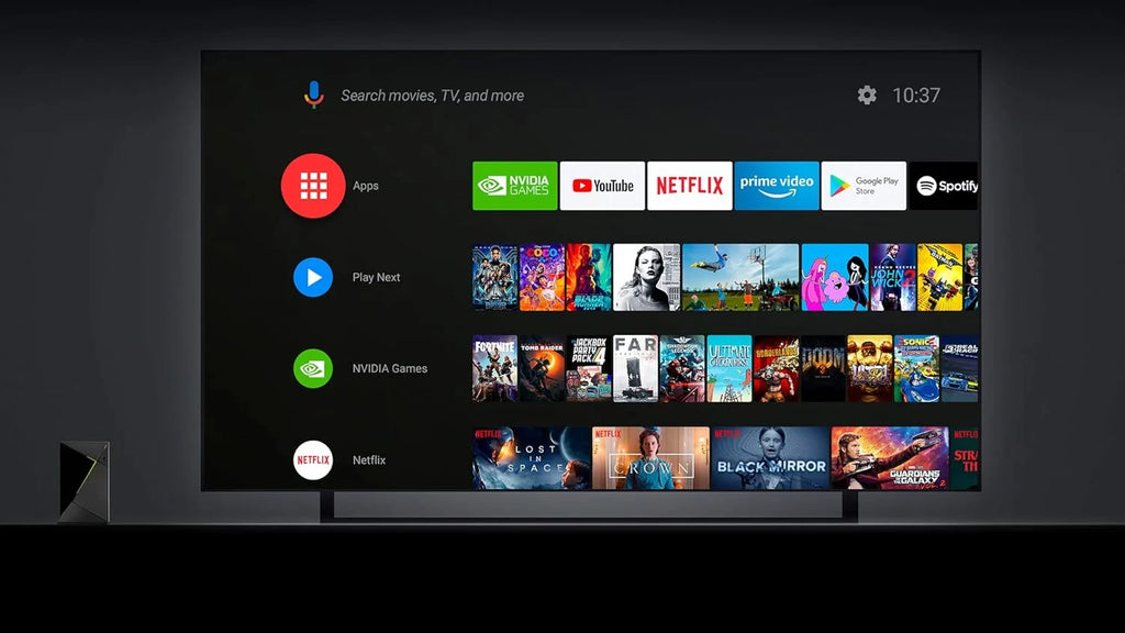 Nvidia Shield TV Pro, Procesor z Pilotem, Chrome, Czarny
