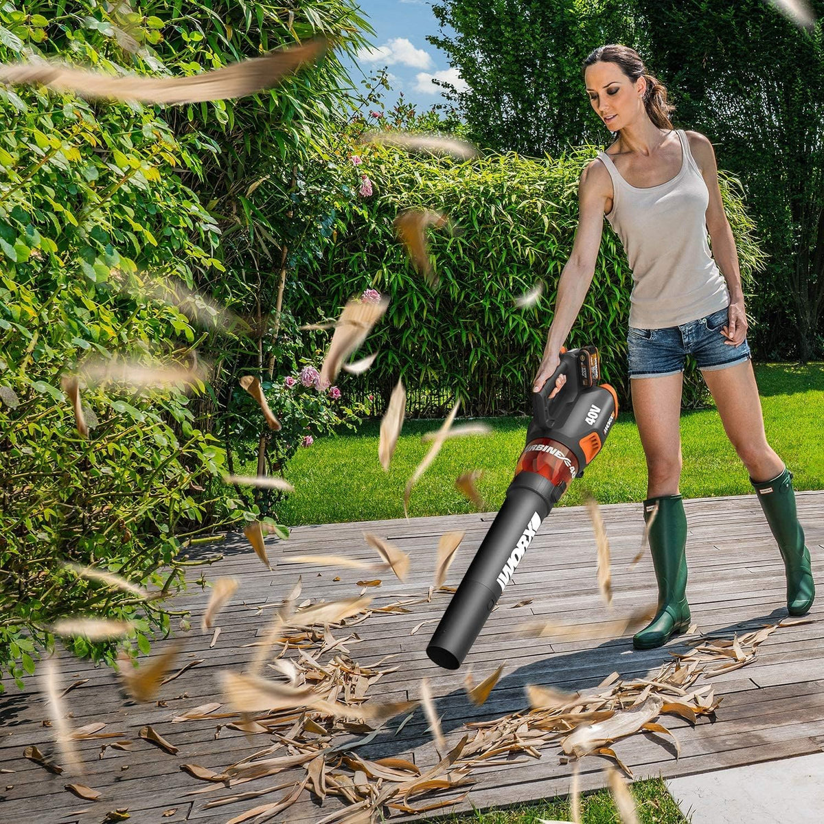 WORX WG584E Dmuchawa do liści 40V (220V) 145km/h, 40 V