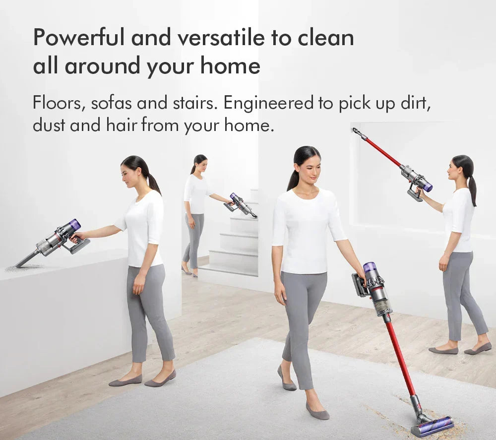 2026 Dyson V11 Extra Bezprzewodowy Odkurzacz Pionowy – Do 60 minut pracy – Wykończenie niklowo-czerwone