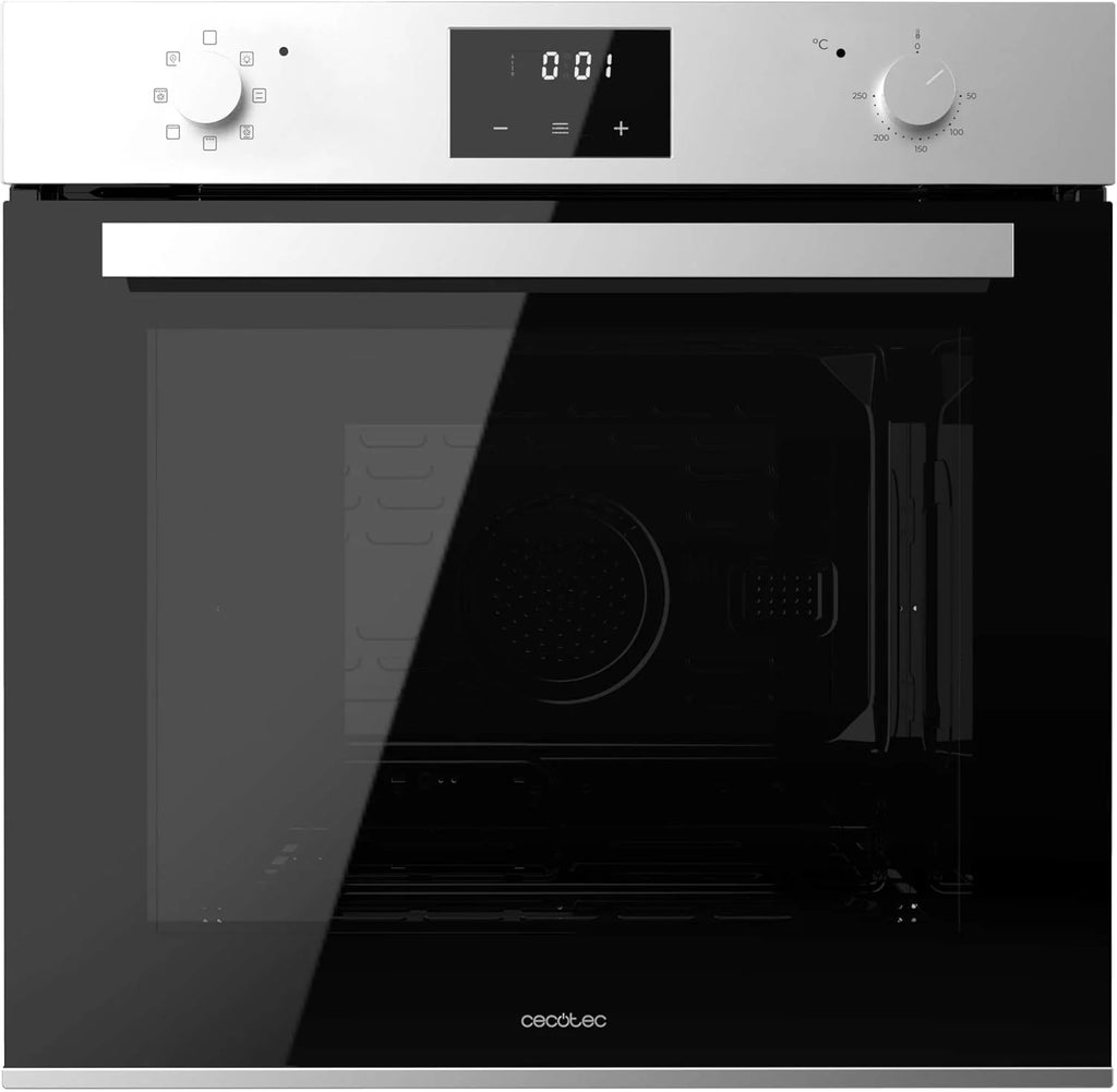 Piekarnik do zabudowy Cecotec Horno Integrable Multifunción 70L Bolero Hexa M226001 Line A. 2800W, 7 funkcji, wyświetlacz, Steam Base XXL, Steam Assist, Steam EasyClean, wentylator chłodzący, tryb Eco, tryb konwekcji, tryb grill