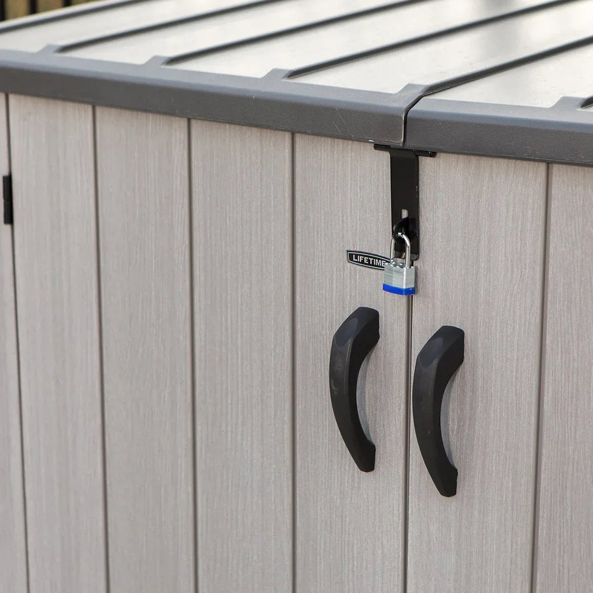2026 Lifetime Caseta de almacenamiento horizontal 1,9 x 1,1 m – Capacidad 2407 l