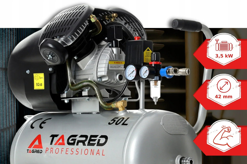 COMPRESSOR TAGRED 50L V2 SEPARATOR KIT + Oil HIGH QUALITY