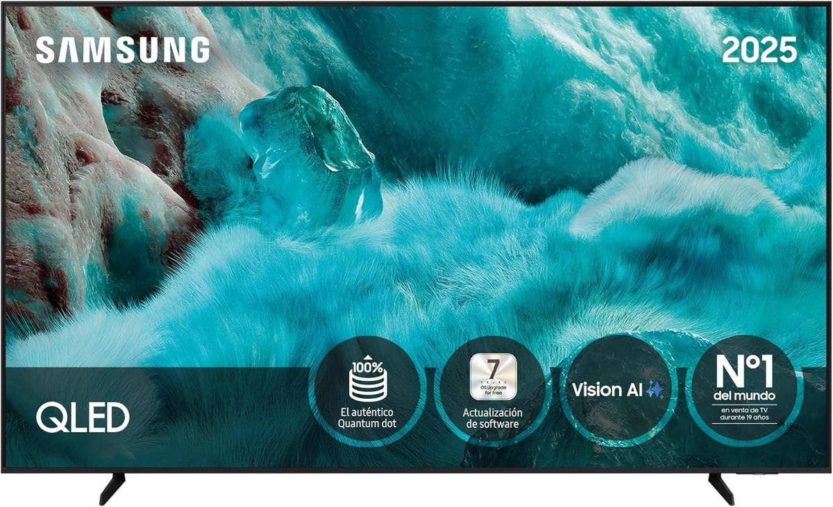 Telewizor Samsung QLED QE1F 55 cali 4K Smart TV z Vision AI, 100% natężeniem koloru (100% Color Volume) z Quantum Dot i ponad 500 kanałami TV Plus