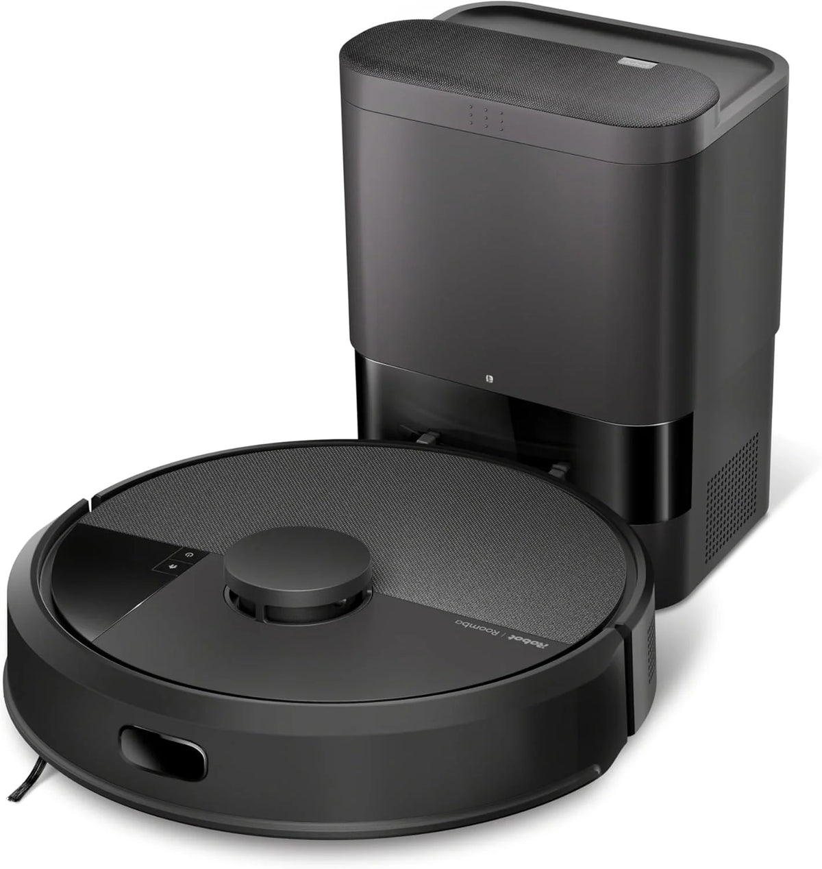 iRobot Roomba 105 Combo y Base AutoEmpty con autovaciado de 75 días, Aspirador y friegasuelos, Clearview LiDAR, 7000Pa,120 mins, SmartScrub, Evita obstáculos,Recarga y reanuda,App, 3 Modos Limpieza_N