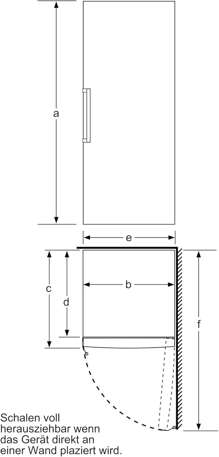 Bosch GSN51AWCV Seria 6 - Zamrażarka wolnostojąca, 161 x 70 cm, 175 kWh rocznie, biała, 290 L, rozmiar XXL, oświetlenie LED, VarioZone, NoFrost