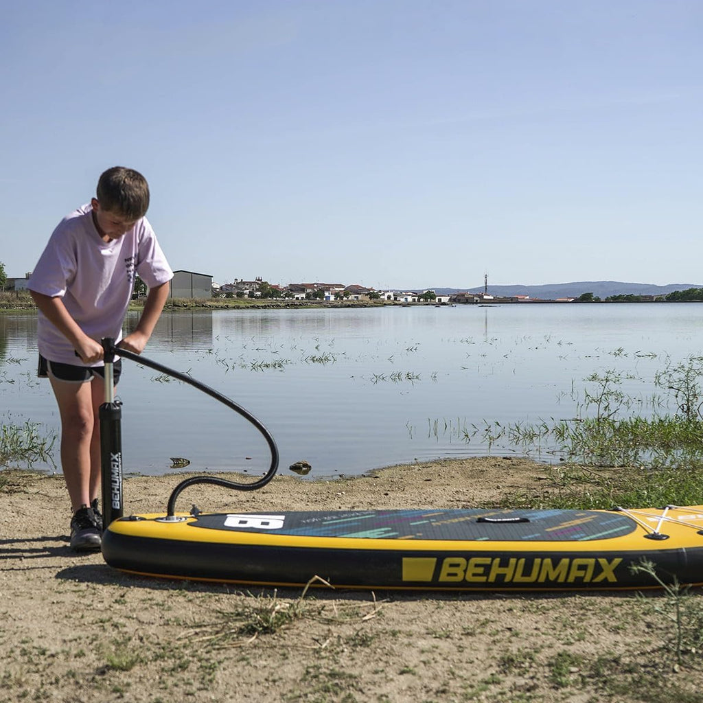 BEHUMAX - Nadmuchiwana deska SUP Be Wave Kids 8.6" Antypoślizgowa Powierzchnia, Demontowalne Wiosło, 260 x 76 x 15 cm, 15 PSI, Specjalny Zestaw Akcesoriów