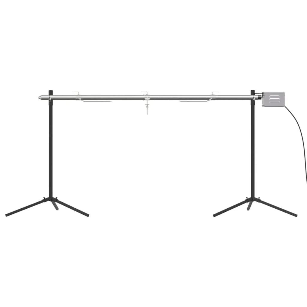 Automatyczny grill z silnikiem stal nierdzewna 150x46,5x82,5 cm Vidaxl