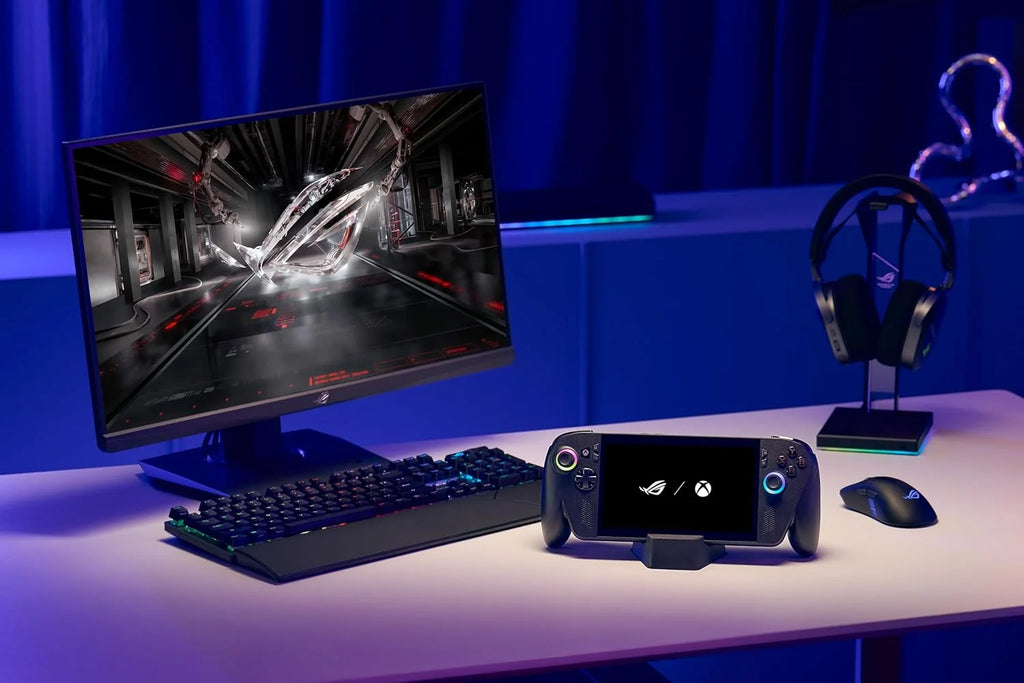 ASUS ROG Ally X - Konsola przenośna do gier 7" Full HD 120Hz (AMD Ryzen AI Z2 Extreme, 24GB RAM, 1TB SSD, Bateria 80Wh, Windows 11, Otrzymaj 3 miesiące darmowego Game Pass Premium) - Kolor Czarny