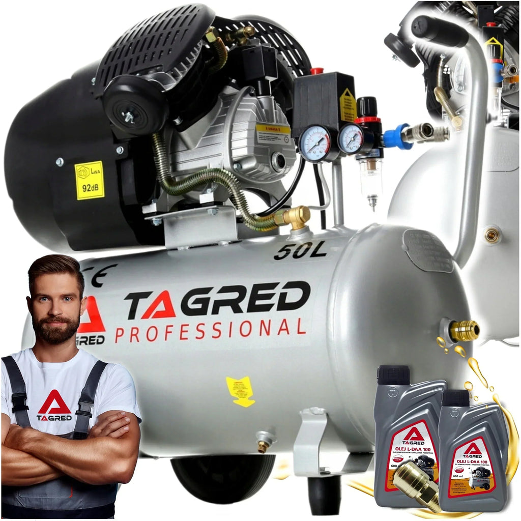 COMPRESSOR TAGRED 50L V2 SEPARATOR KIT + Oil HIGH QUALITY