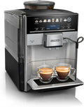 Siemens – Ekspres automatyczny EQ6 plus s500, aromaDouble Shot, autoMilk Clean, ceramDrive, Display CoffeeSelect, Czarny/Inox, TE655203RW