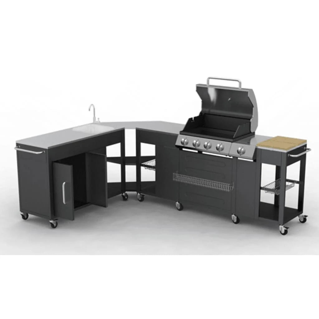 Grill Gazowy 4+1 Palniki Vidaxl