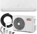 COSTWAY Klimatyzator Split, 2,6 kW, Klimatyzator z Funkcją Grzania z Pompą Ciepła, Czynnik Chłodniczy: R32, Ogrzewanie i Chłodzenie z Zestawem Instalacyjnym do Pomieszczeń do 70m³ (9000BTU)