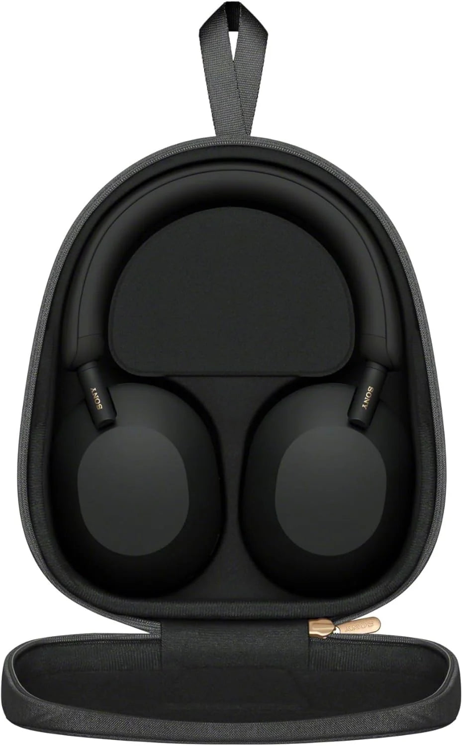 Sony WH-1000XM5 ANC Bezprzewodowe słuchawki nauszne z redukcją hałasu, Bluetooth, krystalicznie czystą jakością rozmów, Hi-Res, do 30 godzin pracy na baterii, szybkie ładowanie, Alexa i Asystent Google, iOS i Android - Czarne