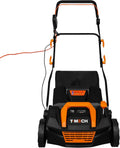 T-Mech Elektryczna Szczotka do Sztucznej Trawy, Zamiatarka, Grzebień, Dmuchawa + Worek Zbierający 50L, 12,2kg