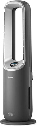 Philips Air Performer 3w1 — wentylator, oczyszczacz powietrza i grzejnik, filtr NanoProtect HEPA, usuwa alergeny, wirusy, bakterie, zapachy i 99,97% pyłków z powietrza, cichy, kolor szary (AMF870/15)