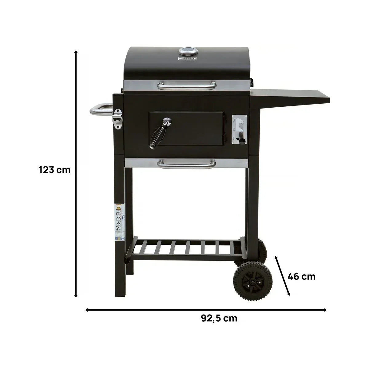 Grill węglowy "Vicomte" - 92,5 x 46 x 123 cm