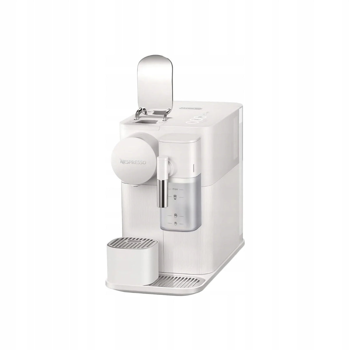 Ekspres na kapsułki DeLonghi Nespresso Lattissima One EN510.W – biały