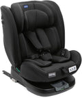Chicco Unico EVO I'Size Classic, Fotelik Samochodowy ISOFIX dla Niemowląt i Dzieci od 40 do 150 cm, Grupa 0123 od Urodzenia do 12 Lat, Obrotowy 360°, Reduktor, Regulowany i z Ochroną Boczną, Czarny