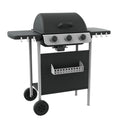 Grill gazowy 3-palnikowy Annika stalowy 105 x 49 x 100 cm Ldk Garden