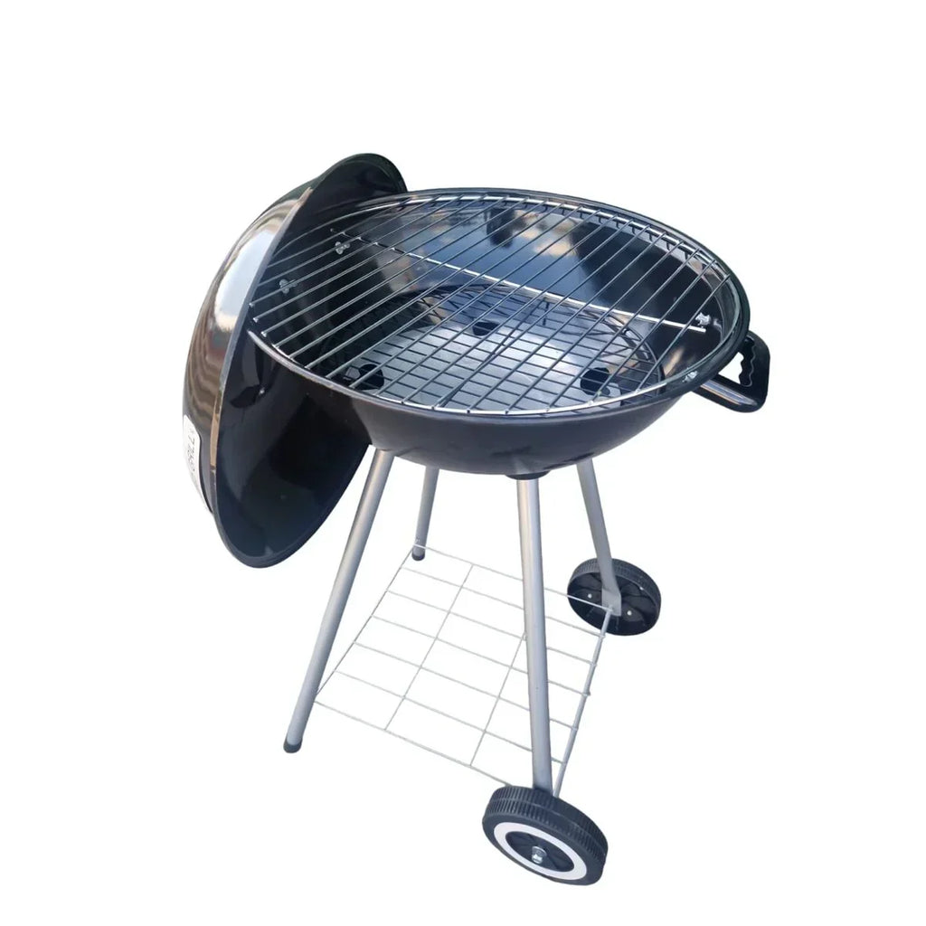 Grill Węglowy Elecsan 18,5 Cala Z Kółkami I Pokrywą