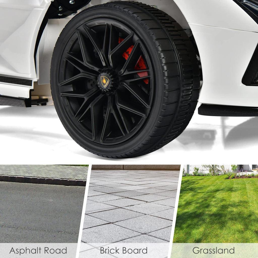 Lamborghini Licencjonowane Elektryczne z Zawieszeniem i Bluetooth