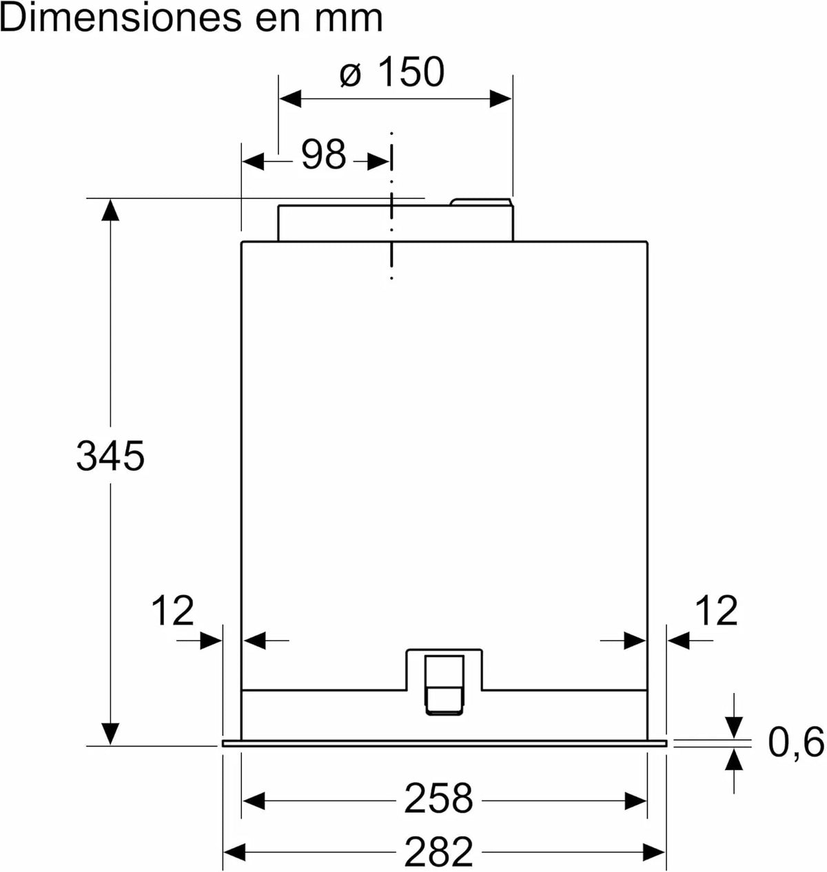 Bosch - Okap do zabudowy, Seria 6, szerokość 52 cm, oświetlenie LED, stal szlachetna, DLN78PC60