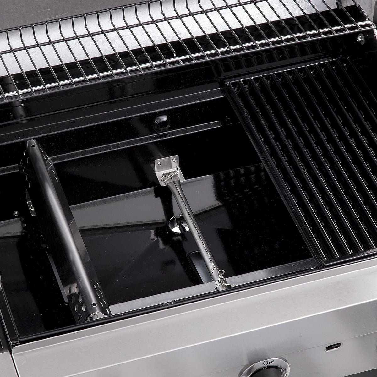 Char-Broil Convective 440 S Grill Gazowy z 4 Palnikami, Żeliwnymi Rusztami, Palnikami Ze Stali Nierdzewnej - Idealny do Gotowania na Zewnątrz, do Ogrodu i na Patio