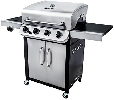 Char-Broil Convective 440 S Grill Gazowy z 4 Palnikami, Żeliwnymi Rusztami, Palnikami Ze Stali Nierdzewnej - Idealny do Gotowania na Zewnątrz, do Ogrodu i na Patio