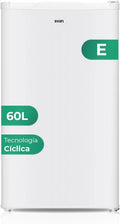 Svan Zamrażarka pionowa biała SCV85502E. Pojemność 60 litrów, drzwi odwracalne, niski poziom hałasu, klasa efektywności energetycznej E