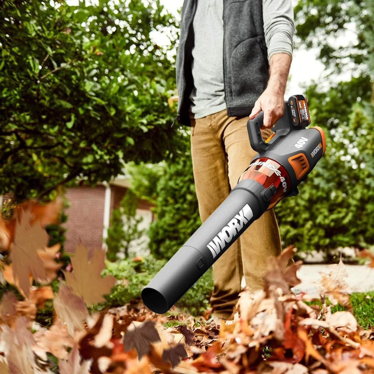 WORX WG584E Dmuchawa do liści 40V (220V) 145km/h, 40 V