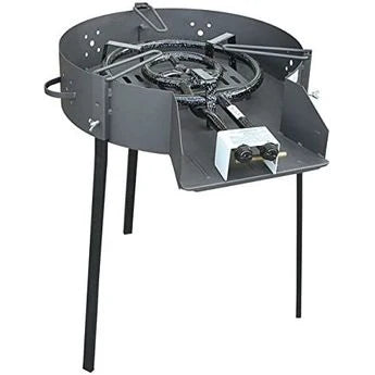 Flores Cortes - Okrągły Grill z Podstawą 600 mm. Na Drewno i Węgiel