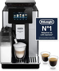 De'Longhi Perfetto Primadonna Soul ECAM612.55.SB Automatyczny ekspres do kawy i cappuccino z systemem mlecznym LatteCrema, technologią Bean to Cup, 18 napojami, sterowaniem z aplikacji