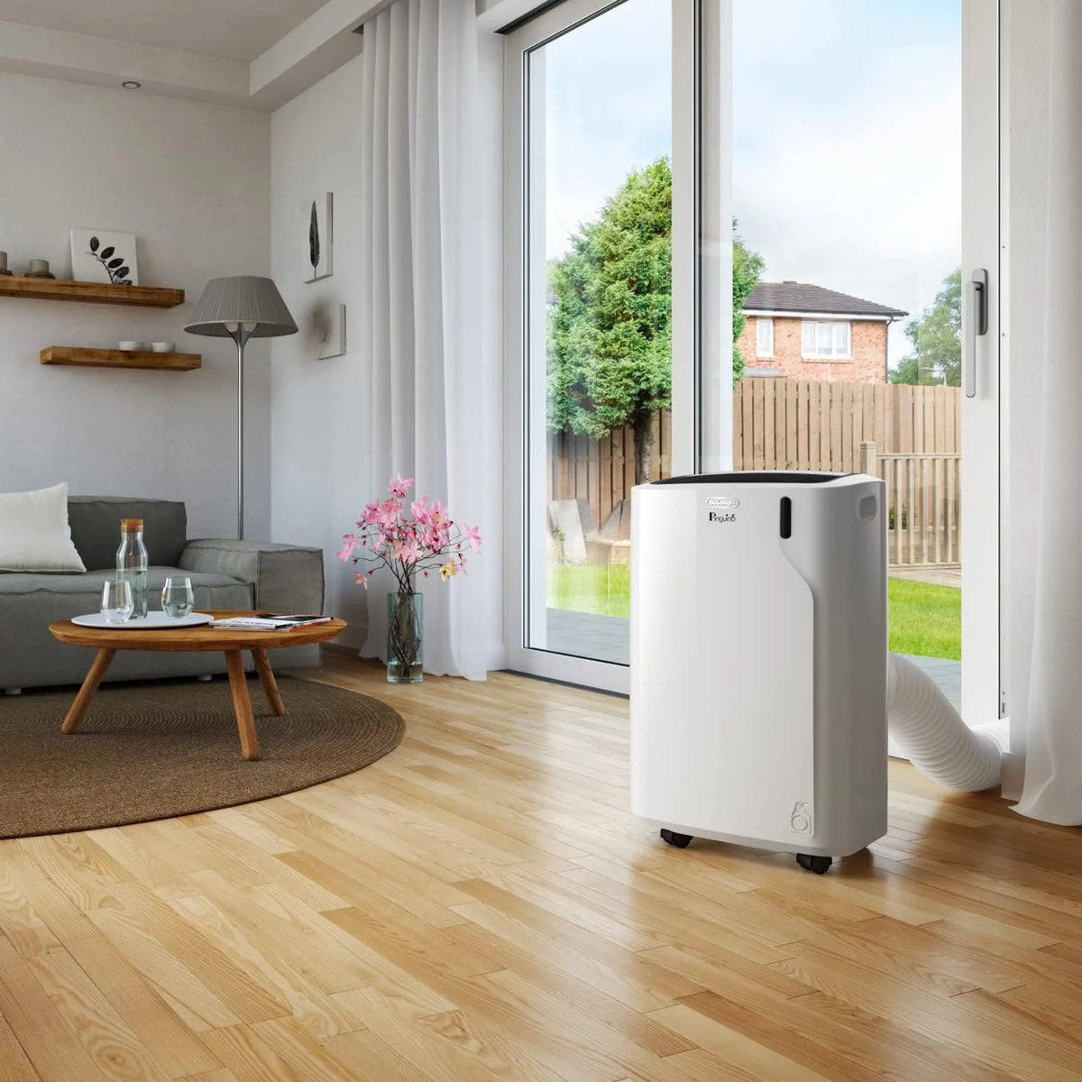 Pinguino PAC EM90K SILENT Przenośny klimatyzator 9.800 BTU/godz., 2.5 kW, do 85m³, Funkcja osuszania i wentylacji