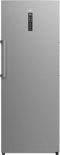 Cecotec Zamrażarka Pionowa 380L Bolero CoolMarket UF 380 Inox. Silnik Inverter Plus, Oszczędność Energii, Total No Frost, Wyświetlacz Sterowania, Możliwość Konwersji na Lodówkę, Stal Nierdzewna