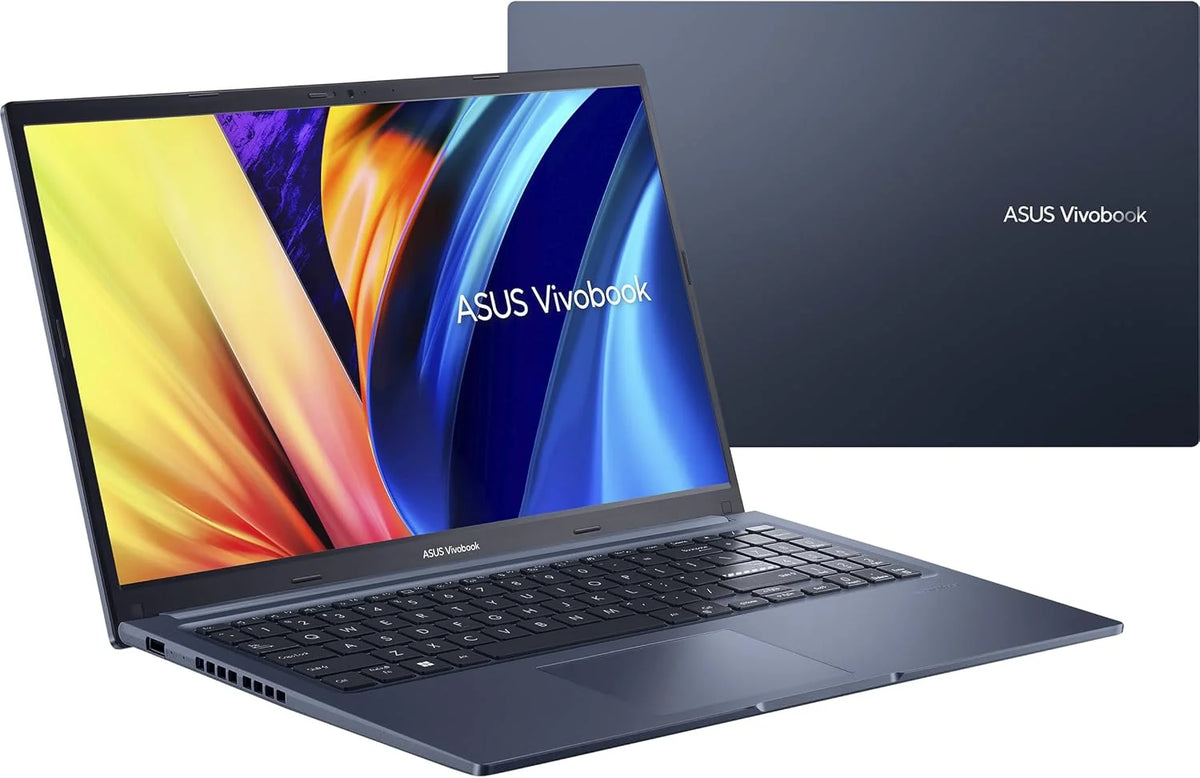 ASUS Vivobook 15 M1502YA-BQ881 - Laptop 15.6" Full HD (AMD Ryzen 7 5825U, 16GB RAM, 512GB SSD, Radeon Graphics, Bez Systemu Operacyjnego) Spokojny Niebieski - Klawiatura QWERTY hiszpańska