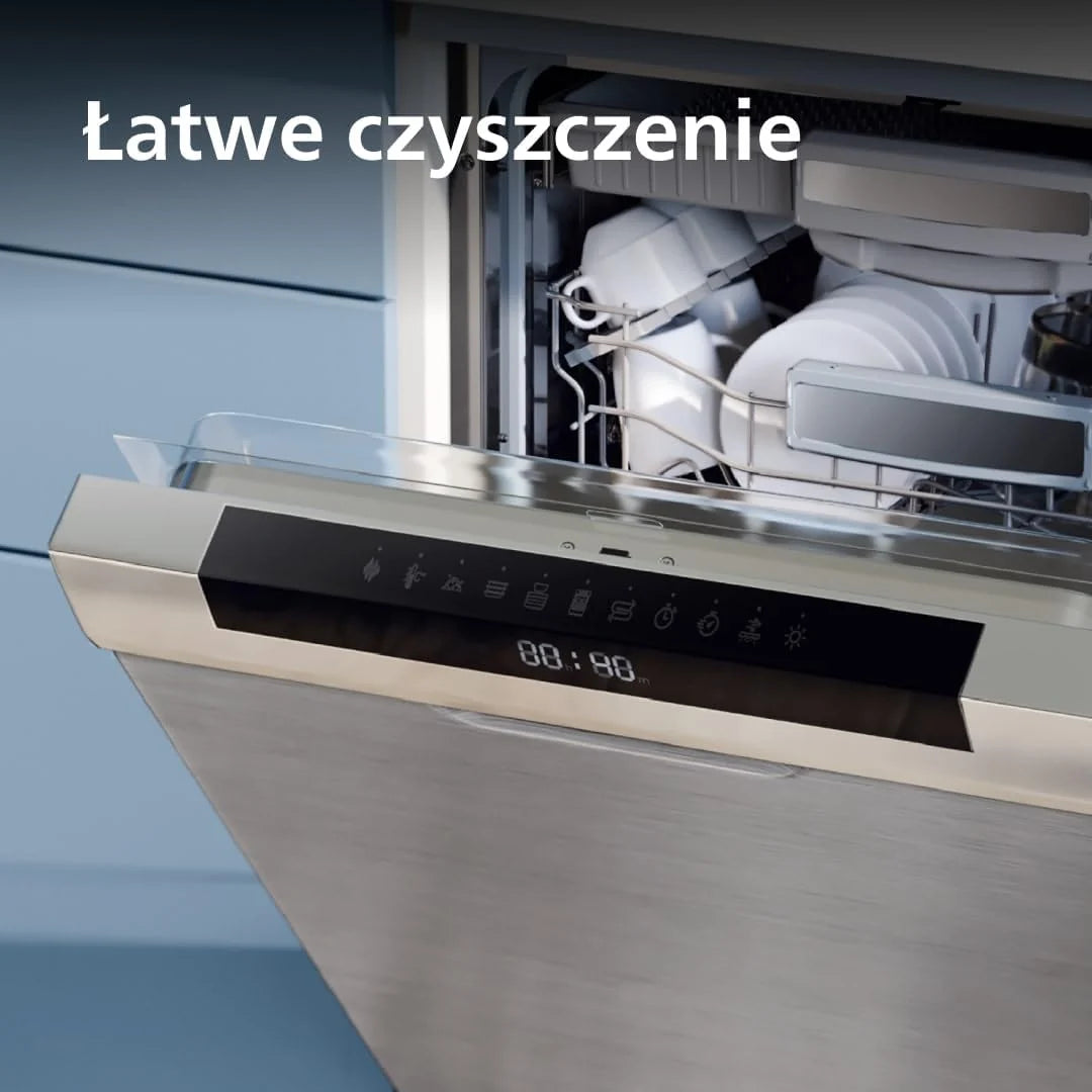 Philips Pasta Maker z serii 7000 - Technologia ProExtrude, Automatyczne ważenie, 8 tarcz do makaronu, Idealne ciasto, Łatwe czyszczenie, Czarny (HR2665/93)