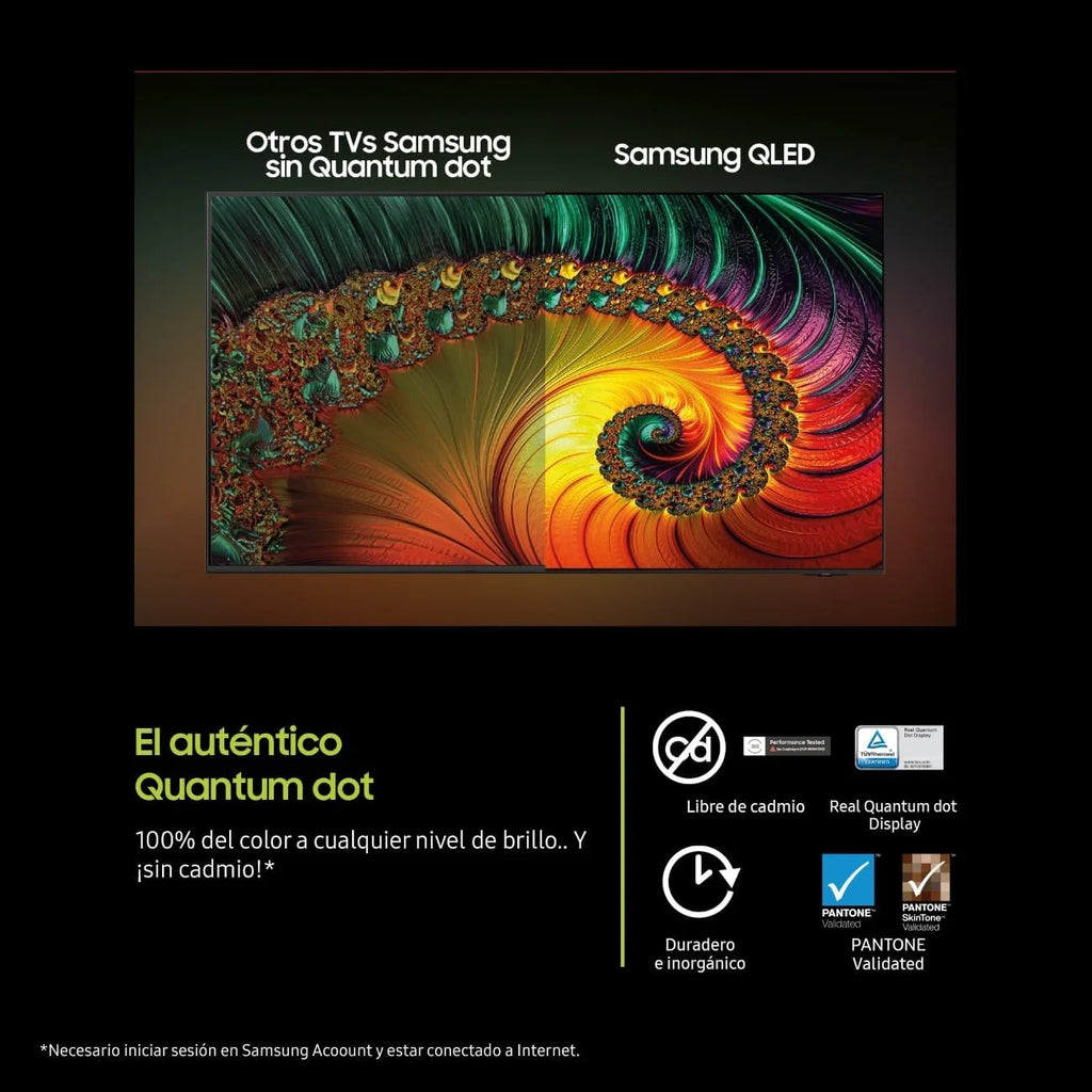 Telewizor 43 cale QLED Q8F 4K Smart TV z Vision AI, 100% natężenia koloru z Quantum Dot, autentyczny Quantum Dot i Motion Xcelerator