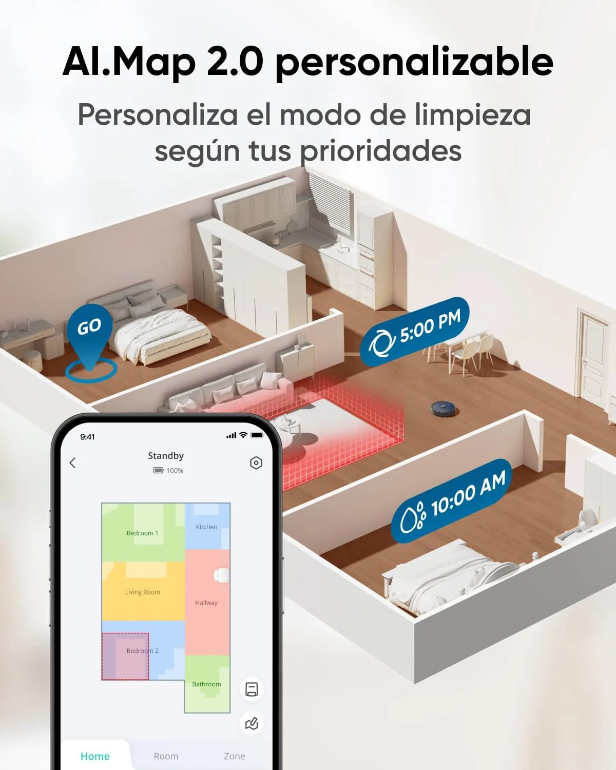 eufy X10 Pro Omni Robot Odkurzacz z Automatycznym Opróżnianiem i Obrotowymi Mopami, Podwójne Mopy z Automatycznym Podnoszeniem 12 mm, Wykrywanie Dywanów, AI Omijanie Przeszkód, Automatyczne Mycie i Suszenie, Czarny