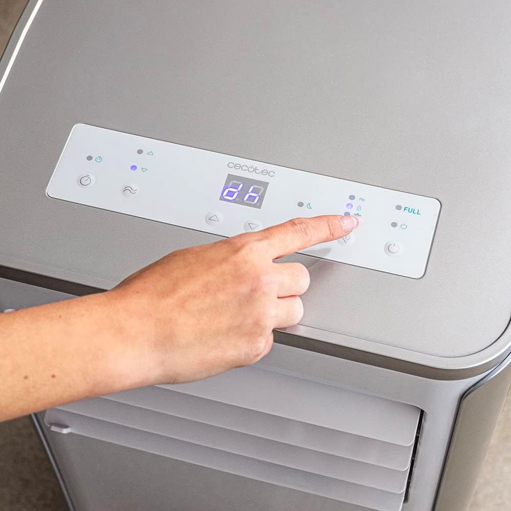 Przenośny klimatyzator Cecotec ForceClima 9100 z pilotem. 9000 BTU, niskie zużycie energii, wyświetlacz LED, 4 tryby, 2 prędkości, zasięg 20-25m2